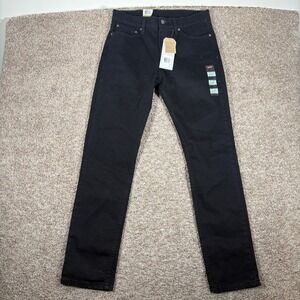 Levis 511 Slim Fit Mens Black Stretch Jeans 31x32 045111907 NWT